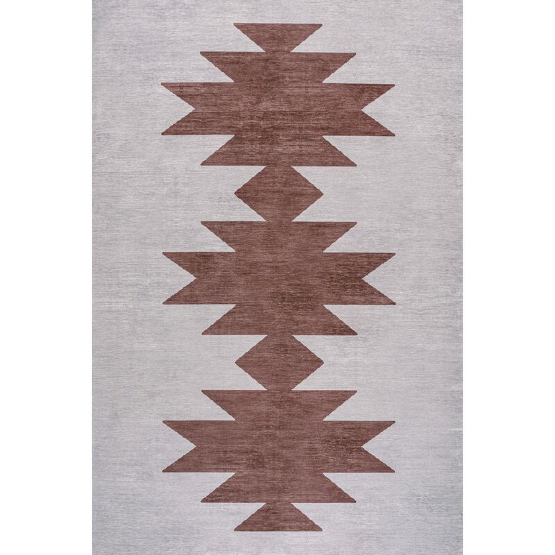 Chayton Minimalist Geometric Machine-Washable Area Rug