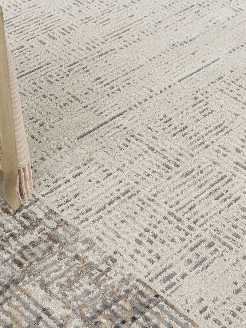 Elation ETN05 Ivory/Gray 10' x 14' Rug