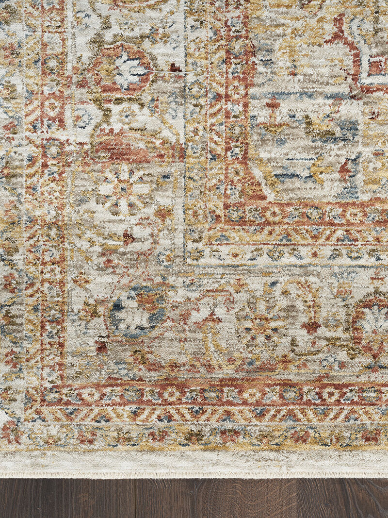 Sahar SHR06 Ivory/Rust 2'3" x 10'2" Rug image number 2