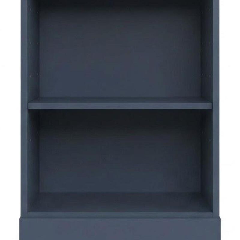 HomeRoots Solid Wood Adjustable Three Tier Library Bookcase image number 3