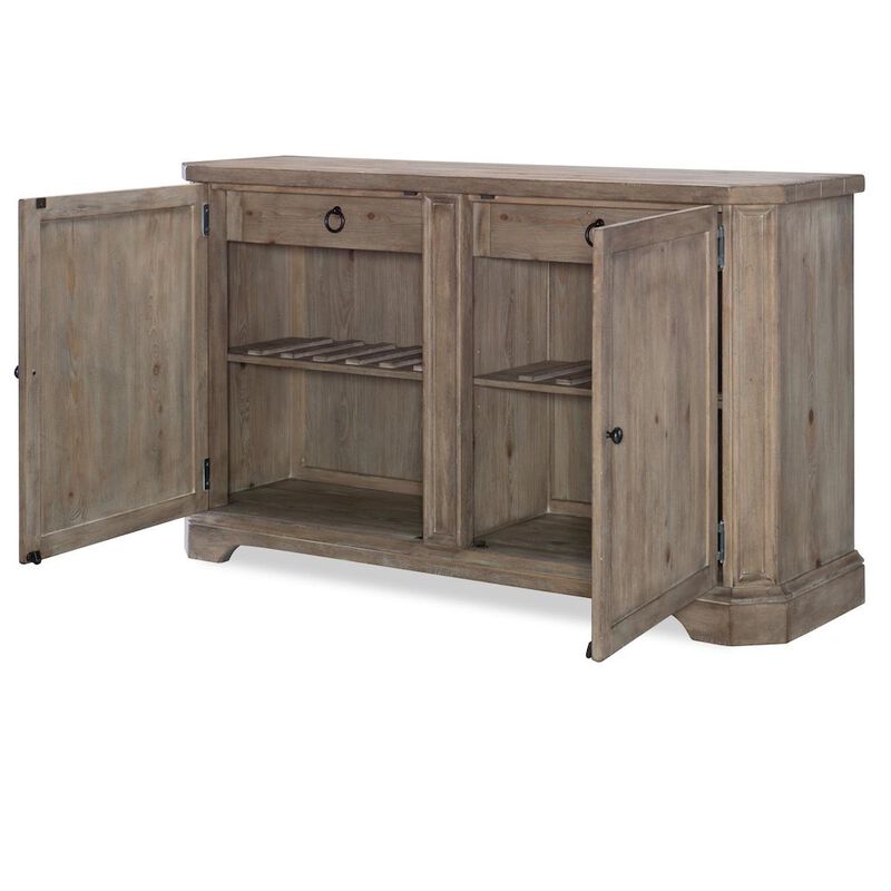 Legacy Classic Monteverdi Buffet (2 Doors, 2 Rev/Adj Wine Bottle Shelves (Approx. 14 Bottles))