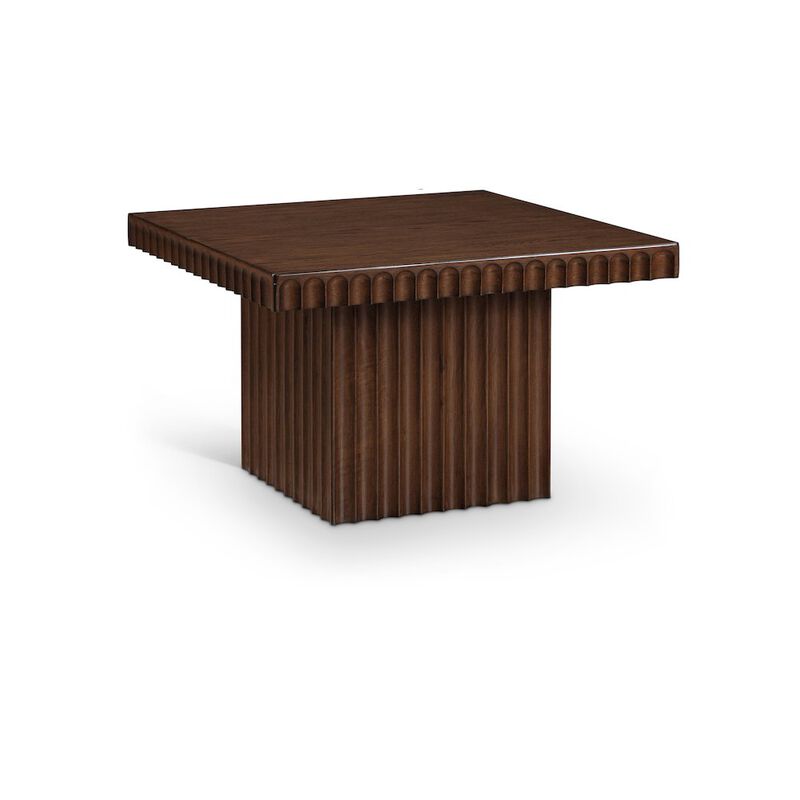 Meridian Furniture Spencer Brown Oak Veneer Coffee Table