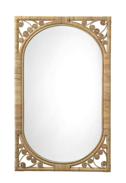 Primrose Rattan Mirror