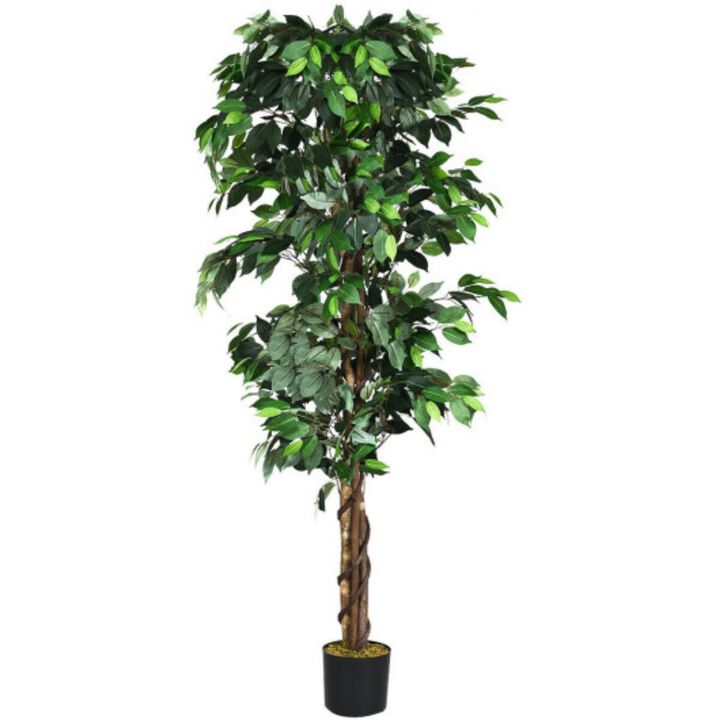 6 Feet Artificial Ficus In/Outdoor Home Tree