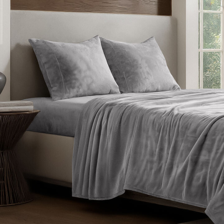 Velvety Soft Microplush Fleece Sheet Set