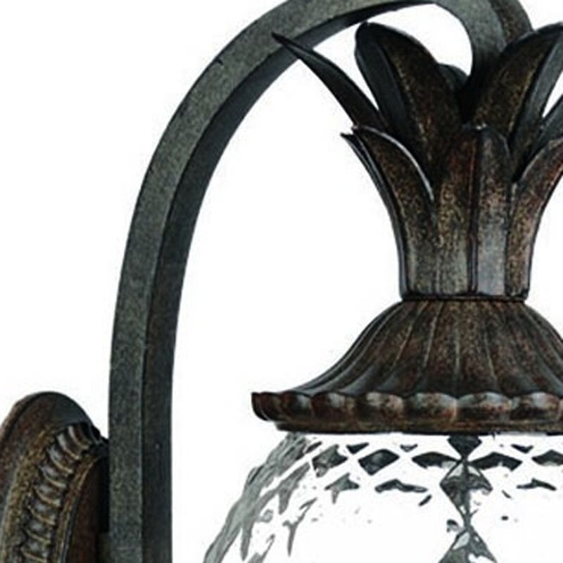 Hivvago Lanai 3-Light Black Coral Wall Light