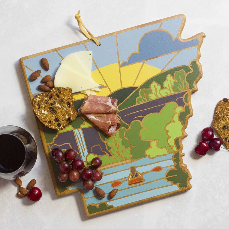 Arkansas Cutting Board with Artwork by Summer Stokes