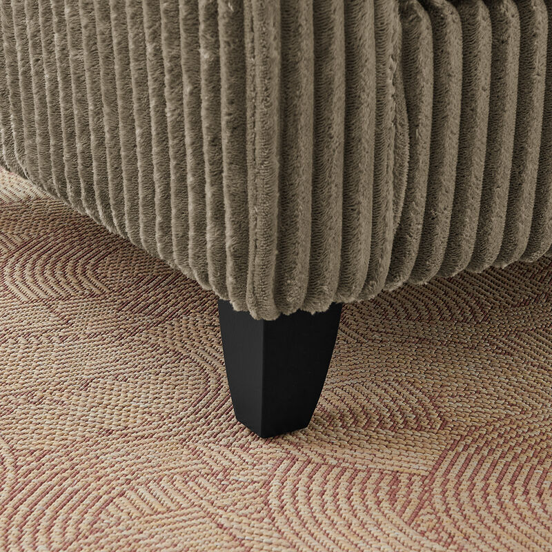 Merax Tufted Lazy Sofa Chair - Single-Seat Ergonomic Accent Chair image number 5