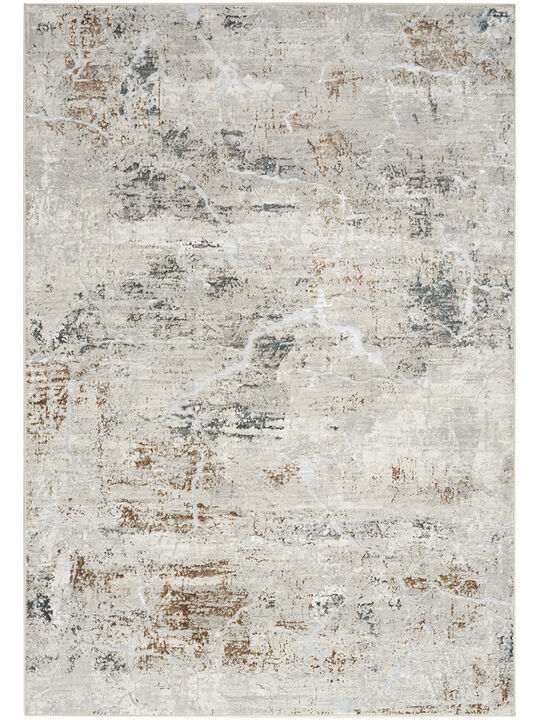 Glitz GLZ23 Gray/Multicolor 3'11" x 5'11" Rug