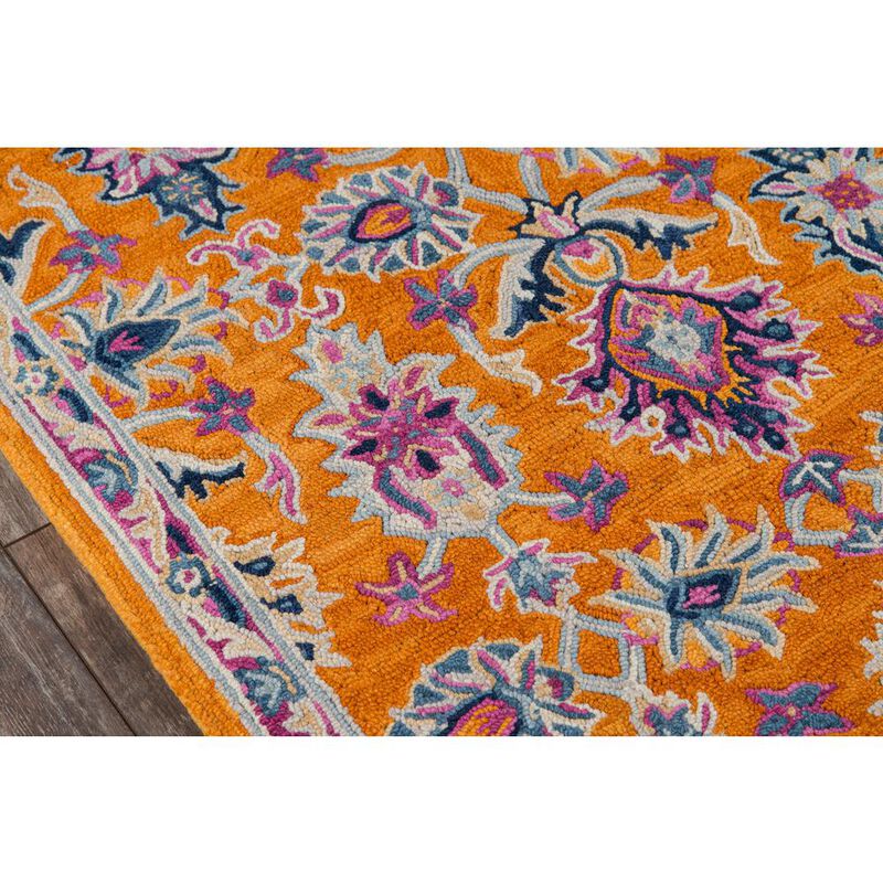 Momeni Traditional Rectangle Area Rug, Orange, 2' X 3'