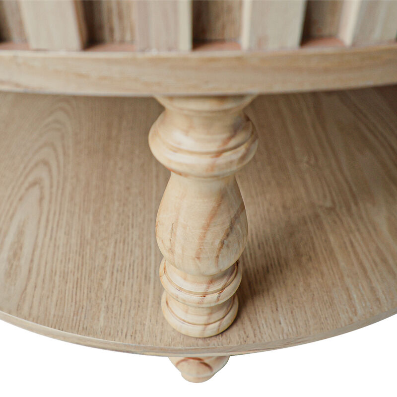 Skodba Modern Fluted Coffee Table image number 8