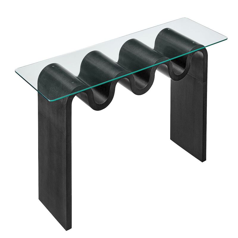 Ondine Glass Top 50" Console Table image number 5