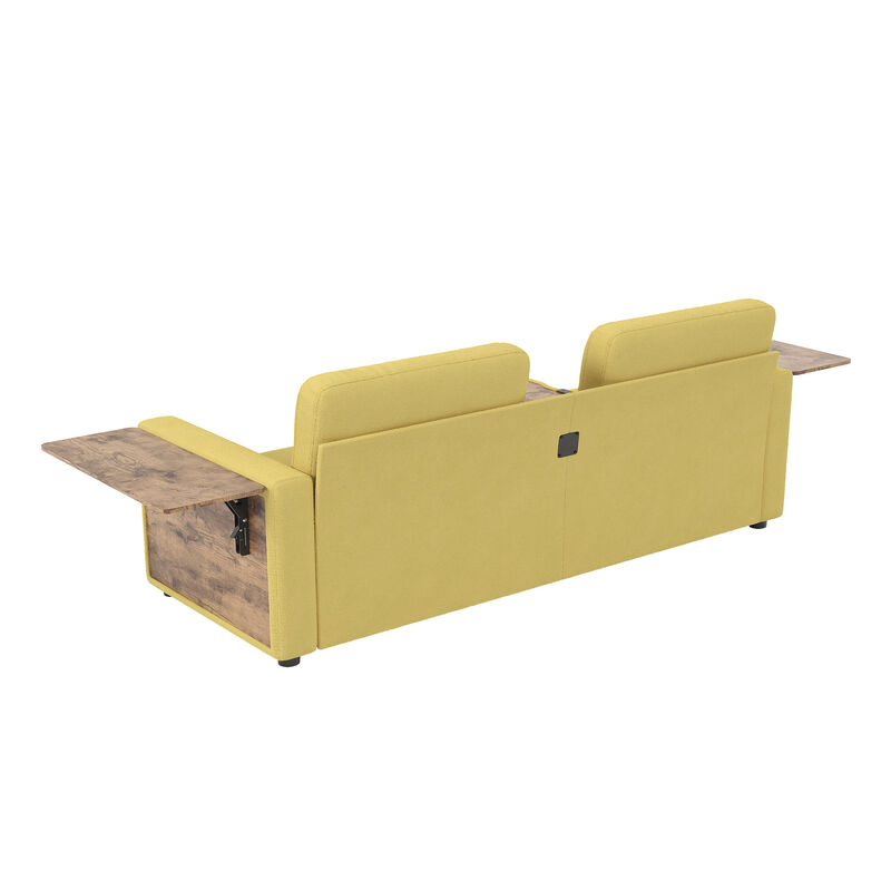 Pismeg  Pull-Out Storage Drawers Loveseat image number 8