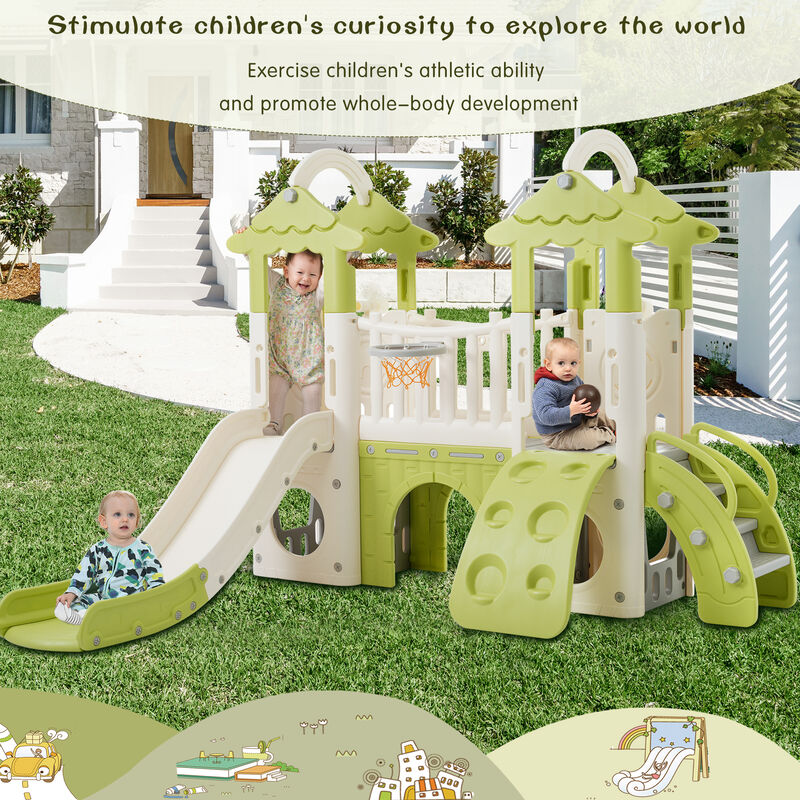 Merax Toddler Climber and Slide Set