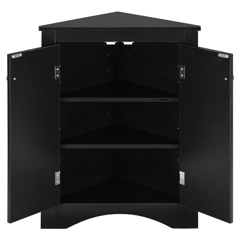 Folreb Triangle Bathroom Storage Cabinet image number 7