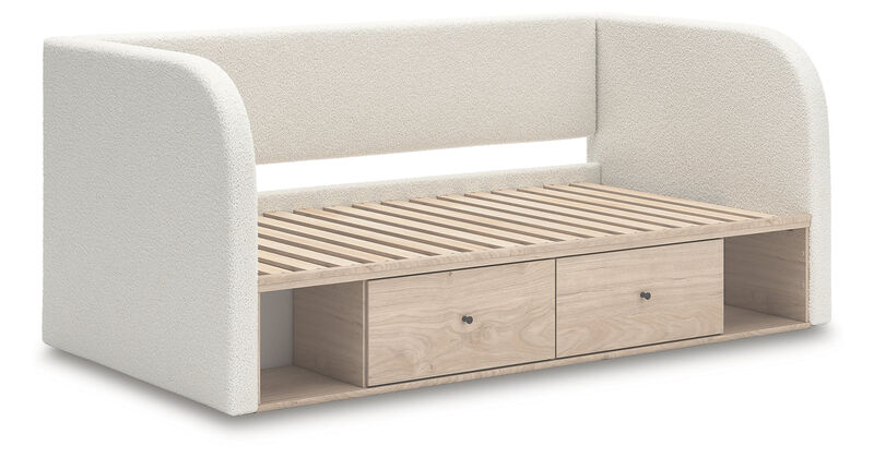 Shapella Full Upholstered Panel Bed with Storage image number 3