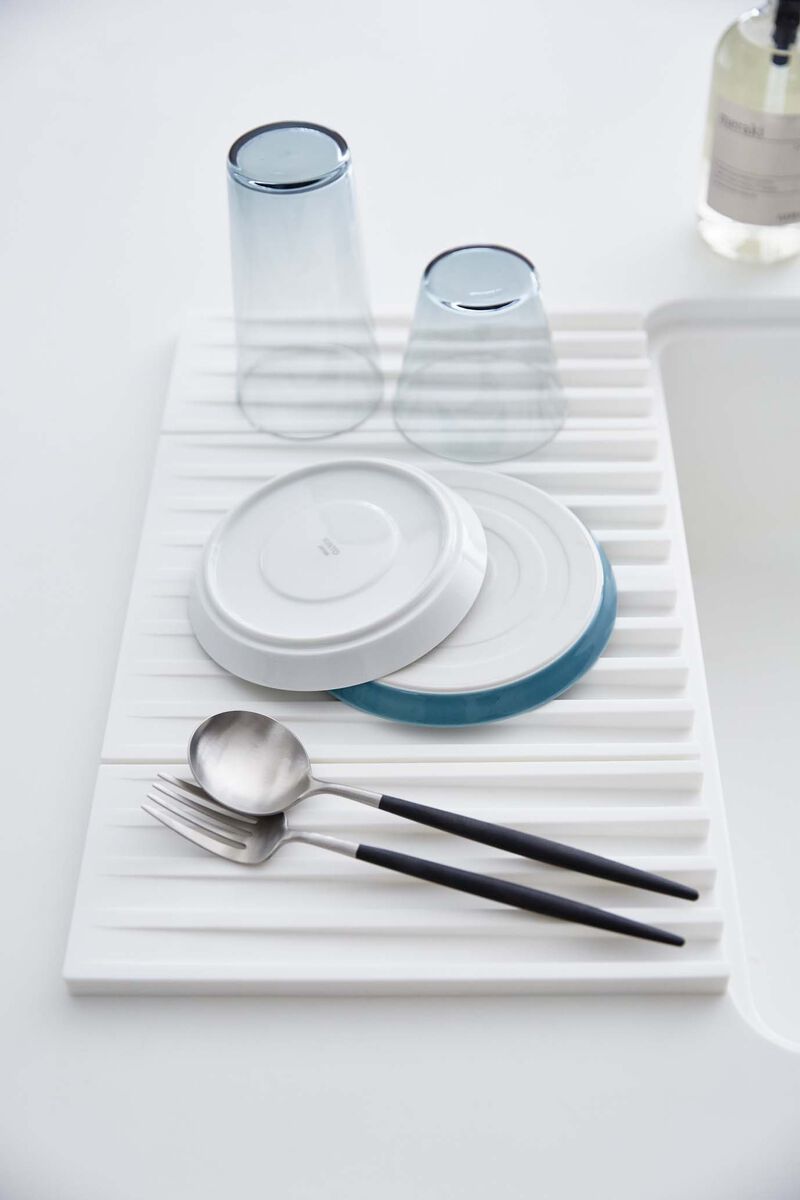 Folding Dish Drainer Mat