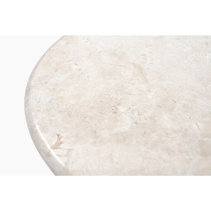 Alex Hamilton Arden Side Table in Light Italian Marble