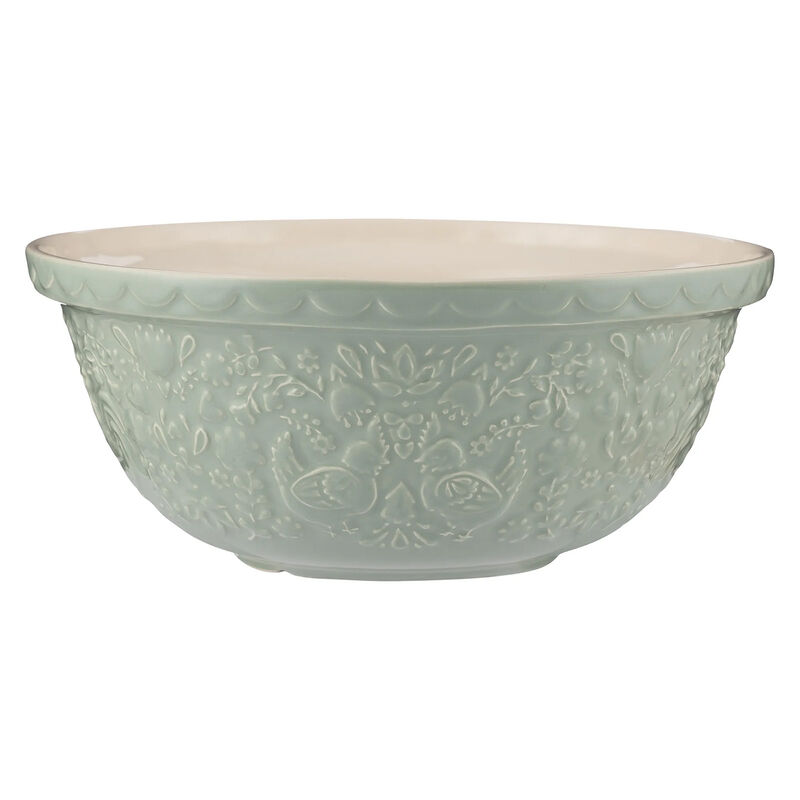 Mason Cash Home to Roost Size 12 Mixing Bowl, 4.25 Quart image number 0