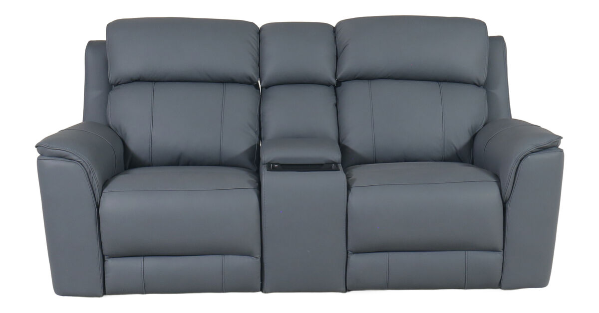 Oslo Power Leather Loveseat