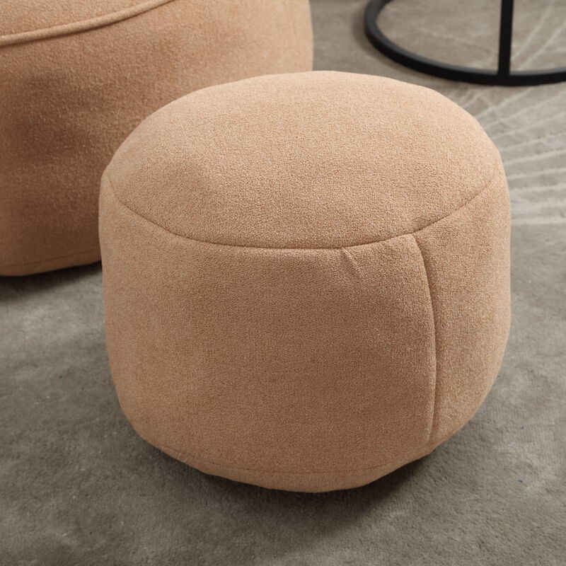 Merax Bean Bag Sofa Accent Chair with Footrest