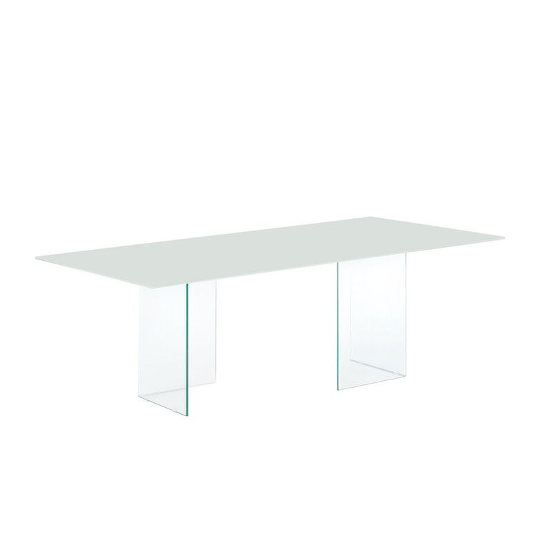 Casabianca Home Miami Dining Table White Top