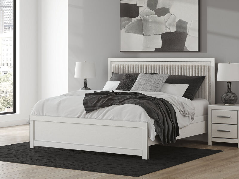 Birmonton King Upholstered Panel Bed image number 1