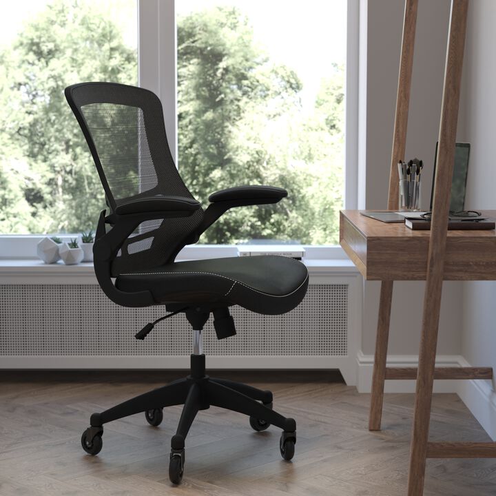 Kelista Desk Chair with Transparent Roller Wheels