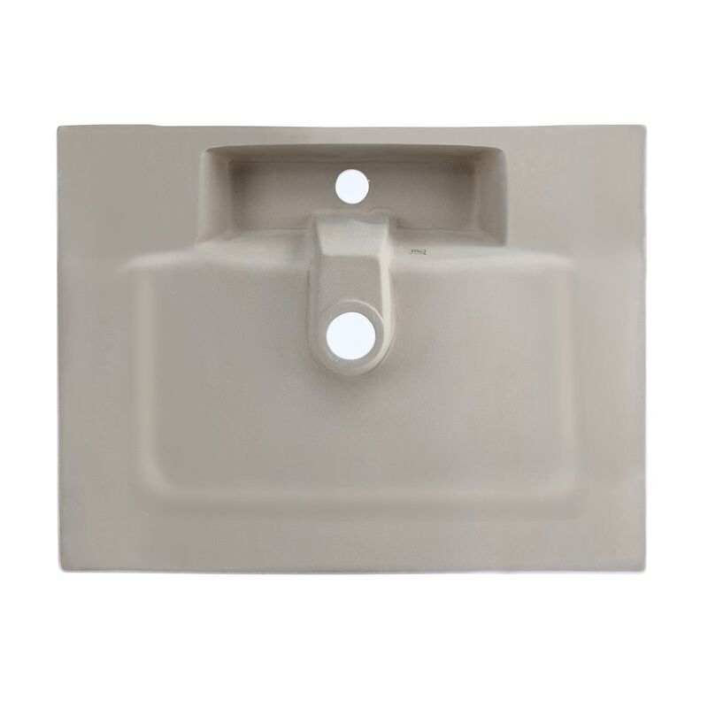 Carre 24" Vanity Top Bathroom Sink Single Hole image number 0