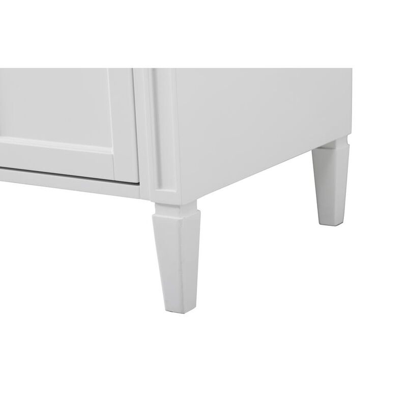 Elegant Kitchen and Bath 72 inch double bathroom vanity in white
