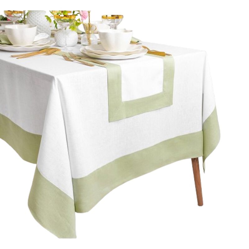 Solino Home 100% Pure Linen Tablecloth - Contempo