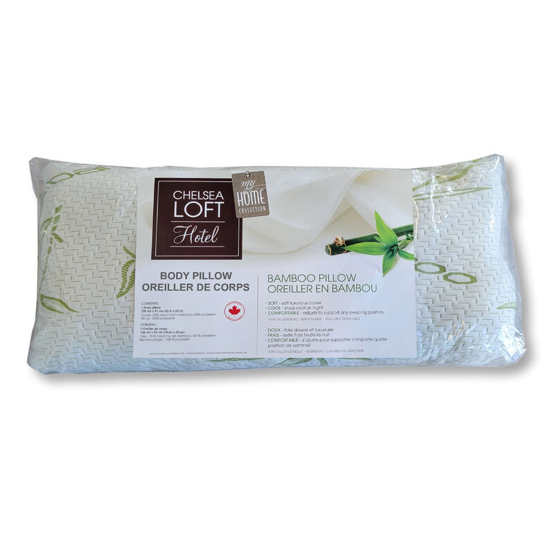 Cotton House - Bamboo Pillow, Hypoallergenic, Body Pillow Size