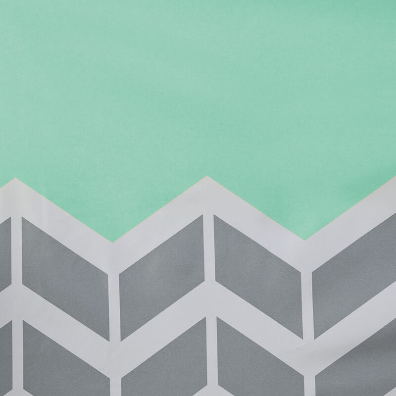 Gracie Mills Alethea Vibrant Chevron Printed Room Darkening Panel Pair - 42x63"