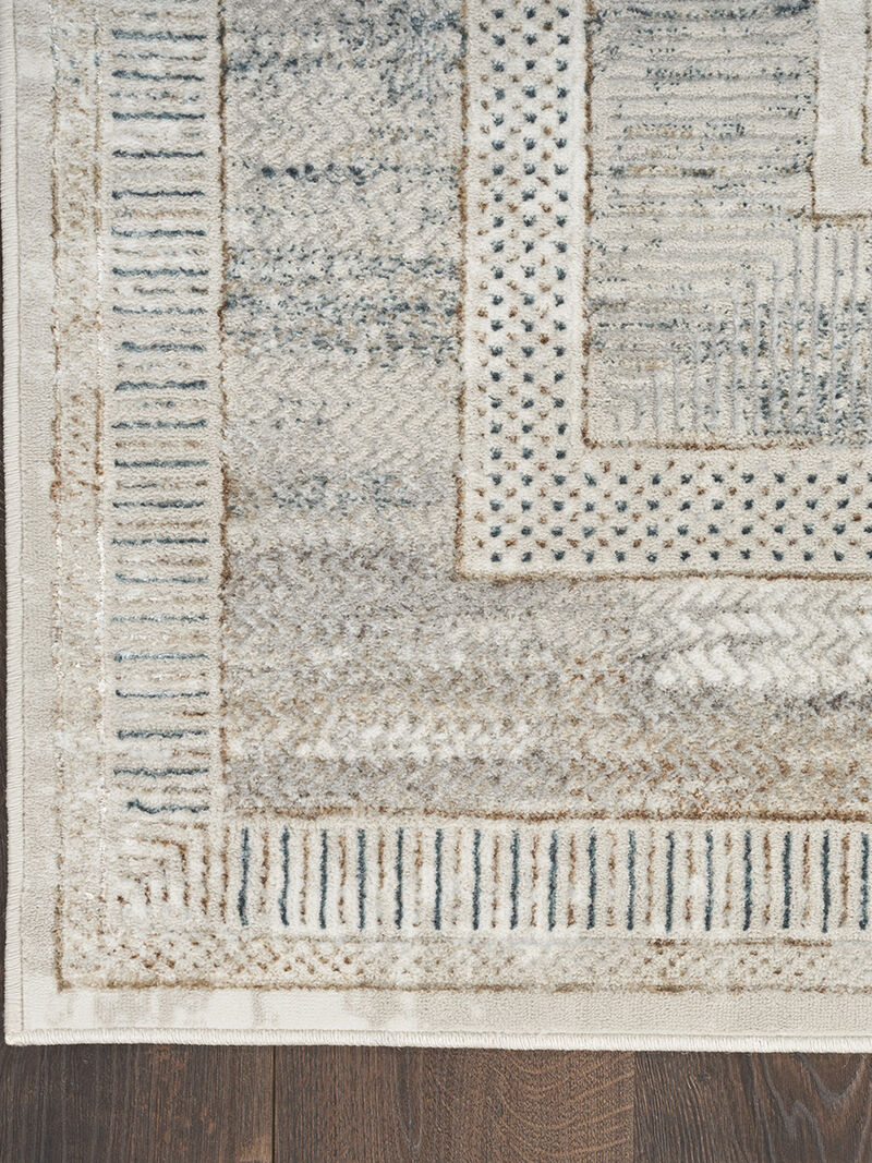 Glitz GLZ07 Ivory/Multicolor 9' x 12' Rug