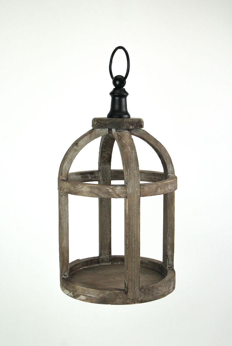 Brown Wood Hanging Terrarium Succulent Planter Holder Geometric Box image number 2