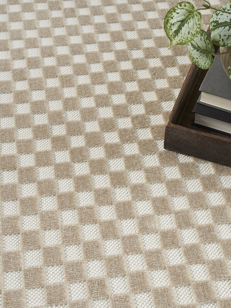 Care Free CAF02 Beige 3'11" x 5'11" Rug