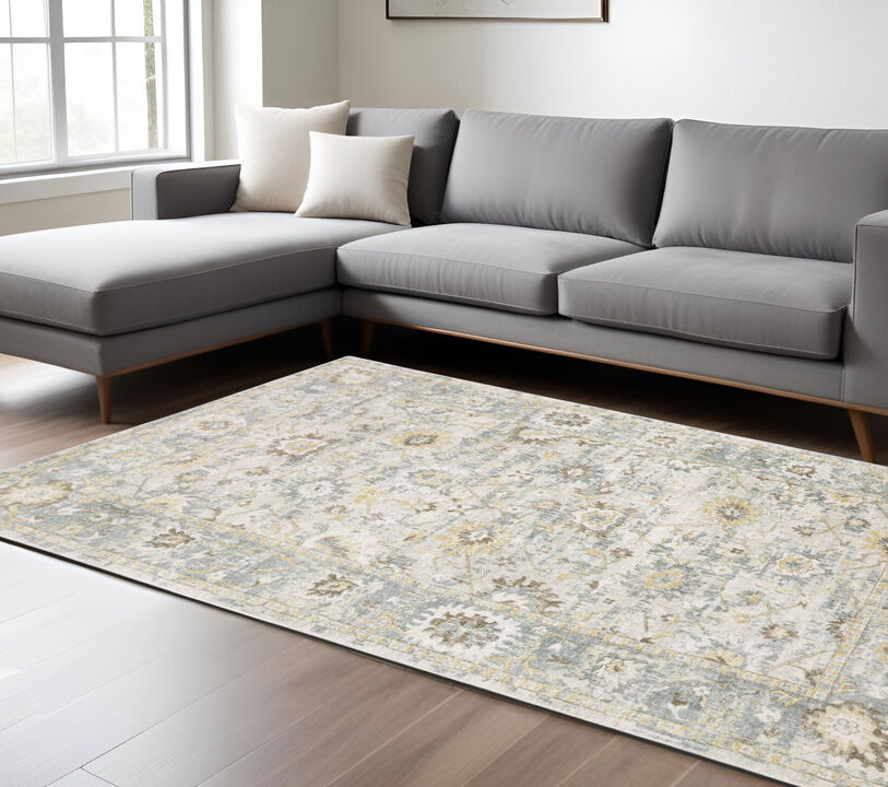 HomeRoots Oriental Hand Tufted Area Rug