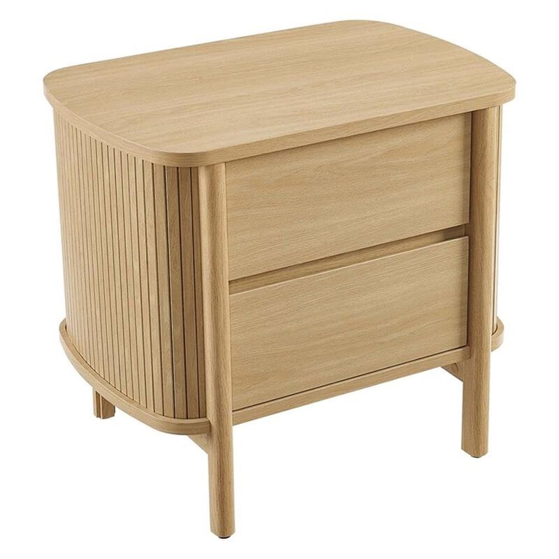 Cadence Fluted 2-Drawer Nightstand image number 4