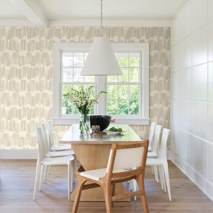 Serendipity Beige Shibori Wallpaper (Set of 2)