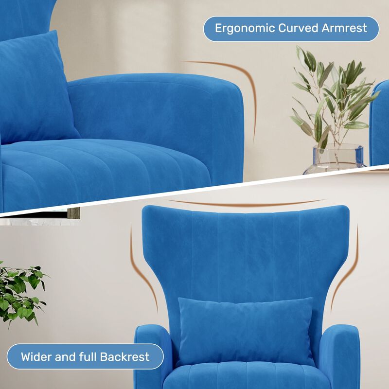 Modern Accent Chair Armchair for Living Room Bedroom Single Sofa Lounge Seating image number 6