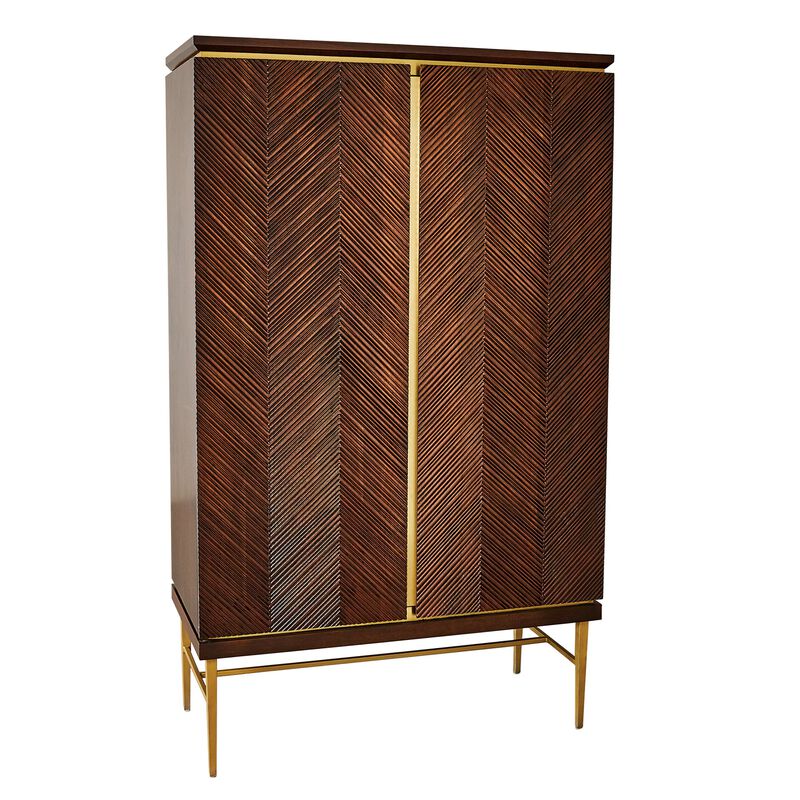 Latilla Tall Bar Cabinet