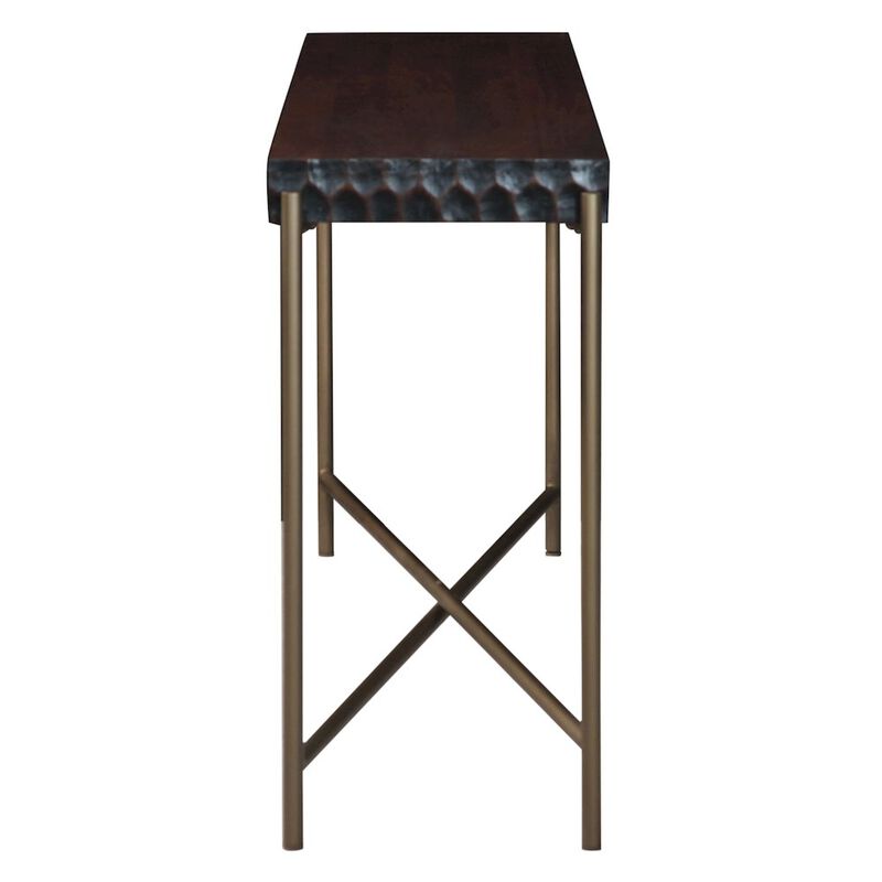 World Interiors Vallarta 58" Console Table in Two Tone image number 3