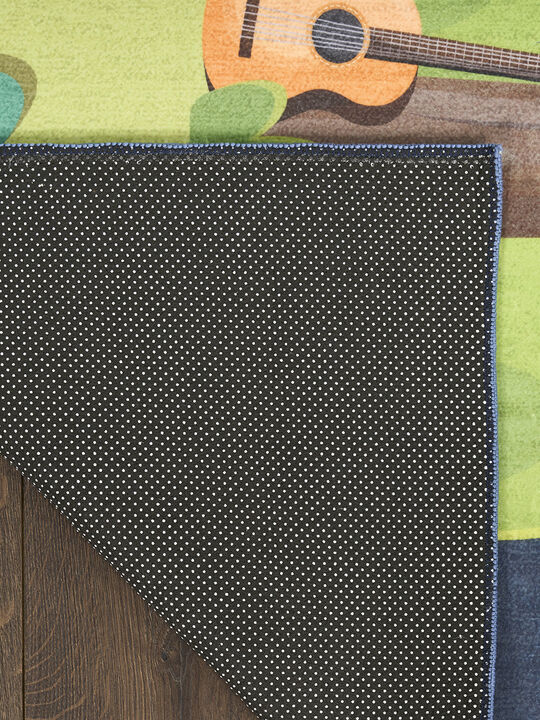 Imagination IMA13 Navy/Multicolor 4' x 6' Rug