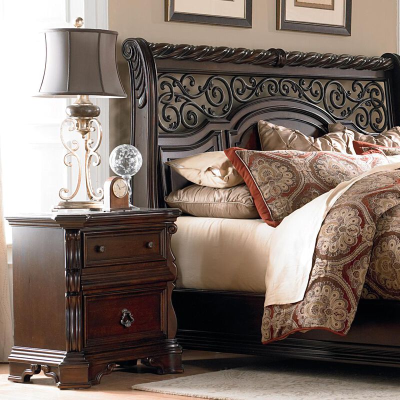 Liberty Furniture Arbor Place Night Stand in Brownstone image number 2