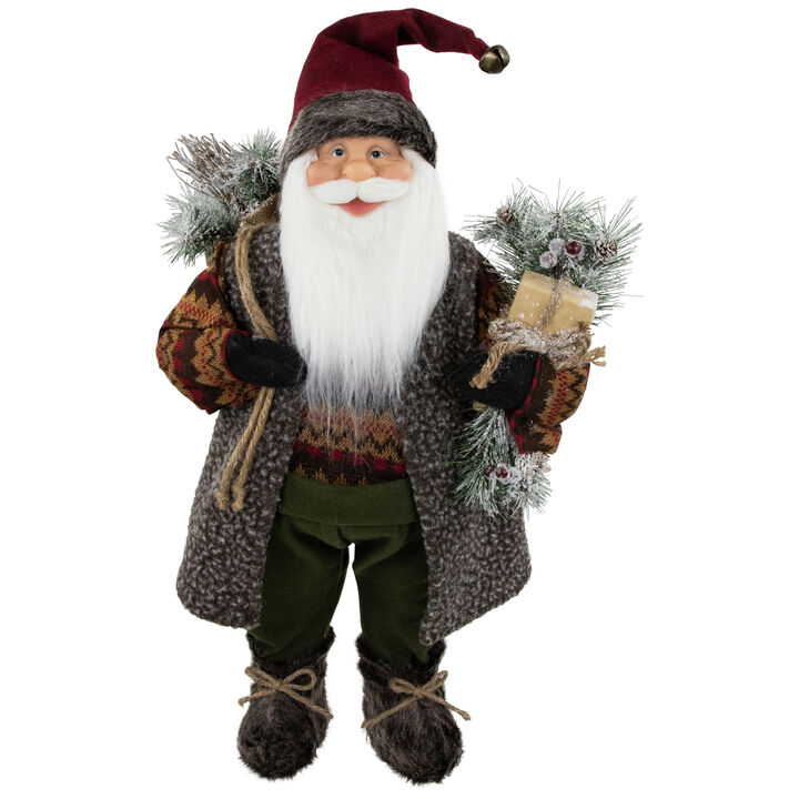 24" Country Rustic Santa Claus Christmas Figure
