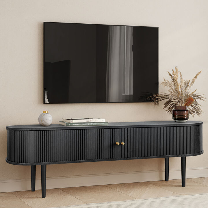 SLIDDO 71 TV Stand with storage.