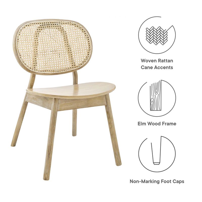 Malina Wood Dining Side Chair Set of 2