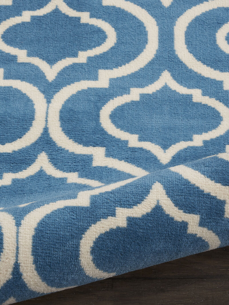 Jubilant JUB19 Blue 5'3" x Round Rug