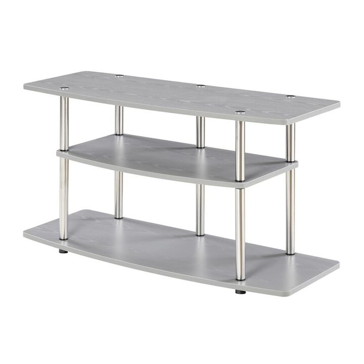 Convience Concept, Inc. No Tools 3 Tier Wide TV Stand for TVs up to 46 Inches