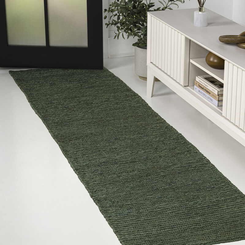 Miles Modern Minimalist Radius Corner Solid Area Rug